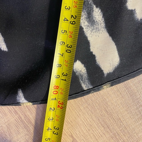 NWT Massimo Dutti Buttoned Down Women’s Long Sleeve Animal Print Blouse Top Sz 6 - Picture 9 of 12